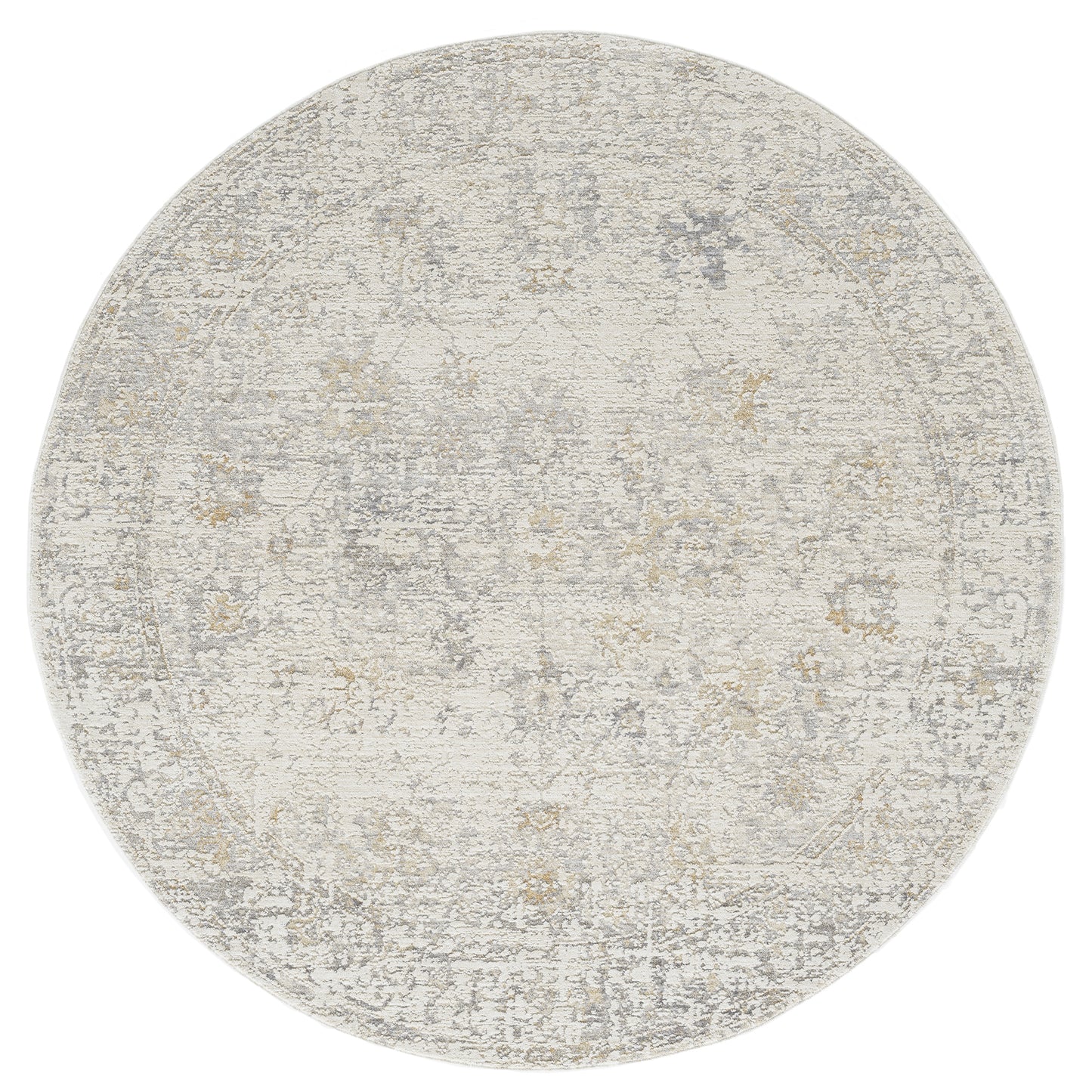 Monaco-82718 Traditional Power-Loomed Ivory/Beige Cotton Indoor Area Rug - LR Home