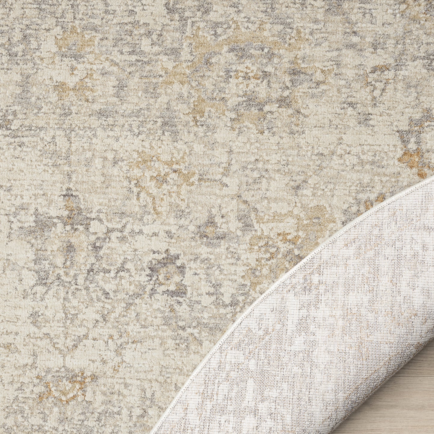 Monaco-82718 Traditional Power-Loomed Ivory/Beige Cotton Indoor Area Rug - LR Home