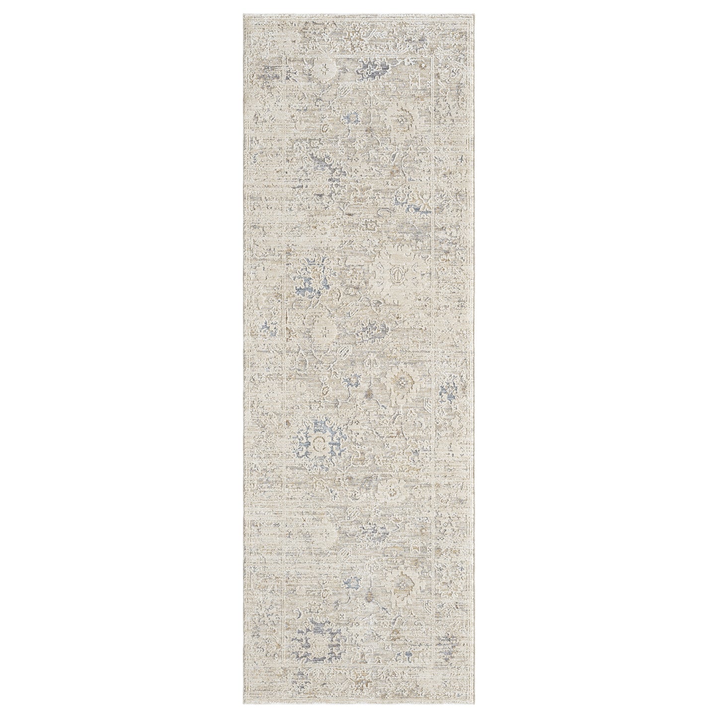 Monaco-82719 Traditional Power-Loomed Beige/Ivory Cotton Indoor Area Rug - LR Home