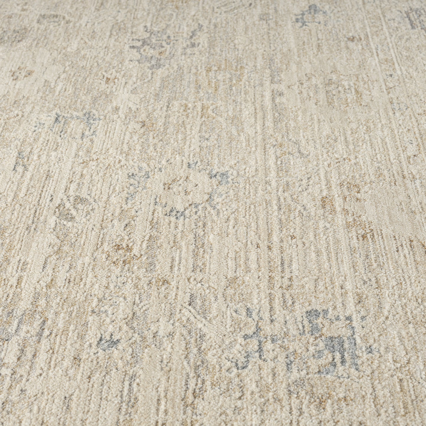 Monaco-82719 Traditional Power-Loomed Beige/Ivory Cotton Indoor Area Rug - LR Home