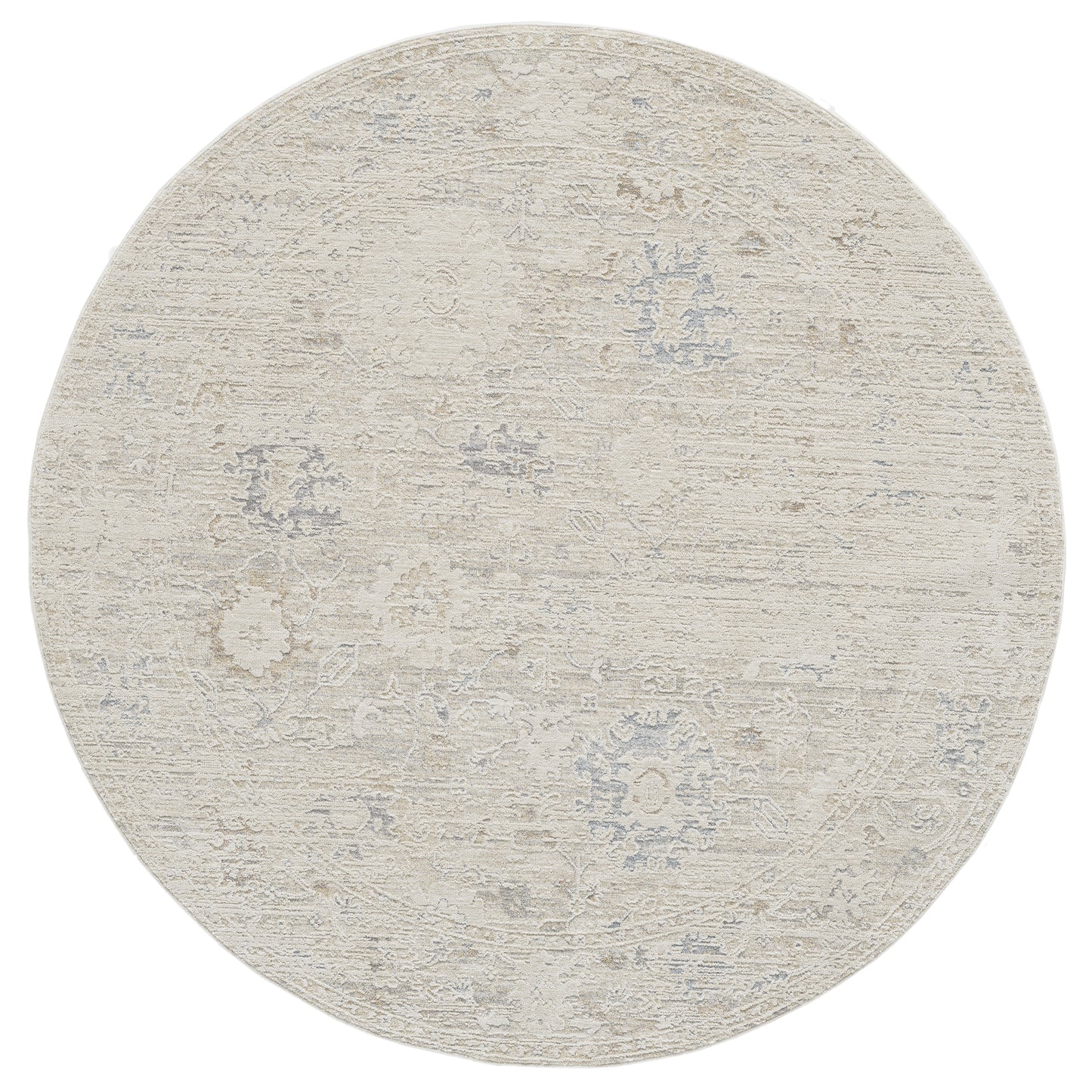 Monaco-82719 Traditional Power-Loomed Beige/Ivory Cotton Indoor Area Rug - LR Home