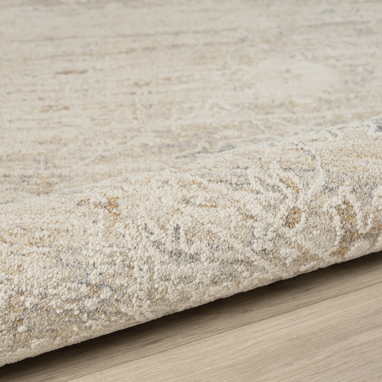 Monaco-82719 Traditional Power-Loomed Beige/Ivory Cotton Indoor Area Rug - LR Home