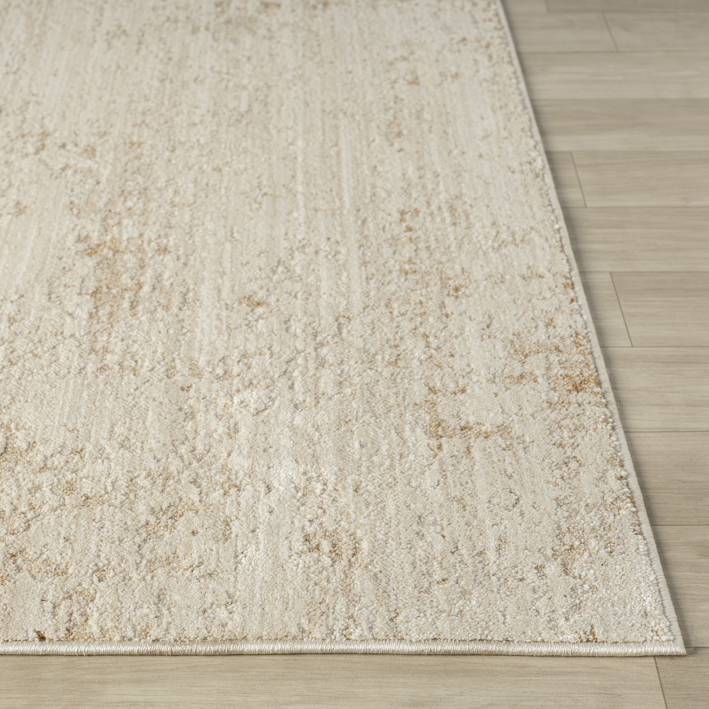 Monaco-82723 Transitional Power-Loomed Ivory/Beige Cotton Indoor Area Rug - LR Home