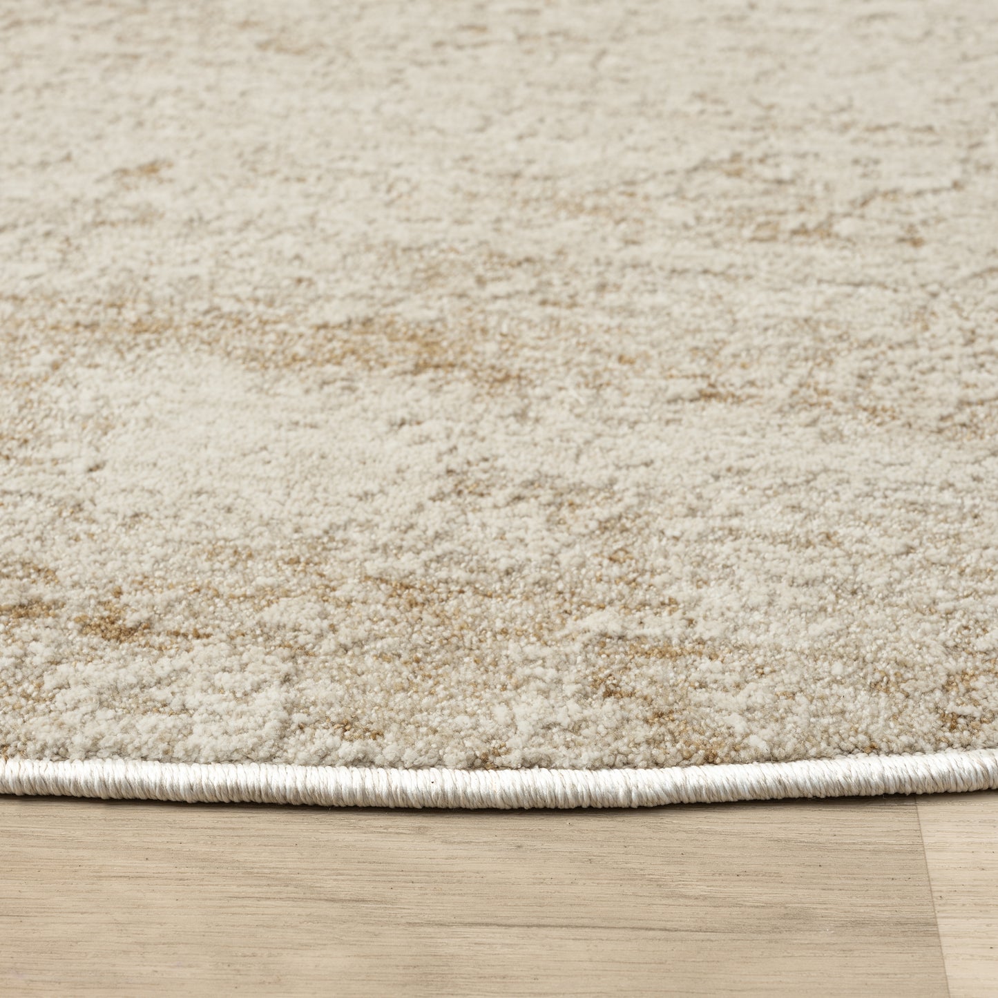 Monaco-82723 Transitional Power-Loomed Ivory/Beige Cotton Indoor Area Rug - LR Home
