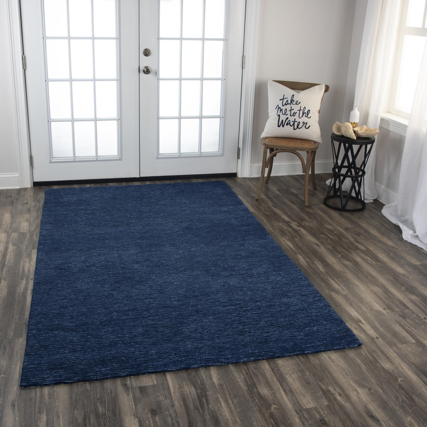 Mason Park MPK104 Blue Hand-Tufted Rug - Rizzy