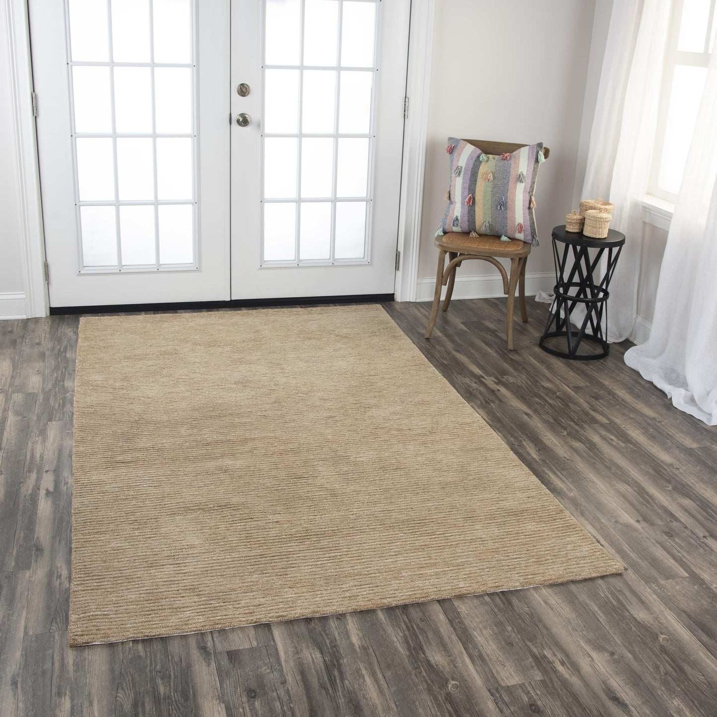 Mason Park MPK106 Beige Hand-Tufted Rug - Rizzy
