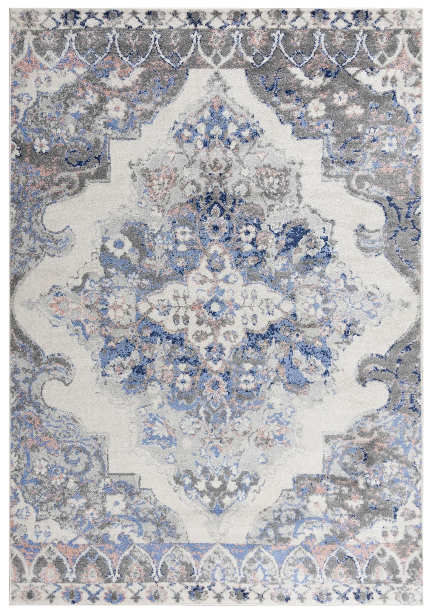 Marquise MRQ845 L. Blue Machine-Made Rug - Rizzy