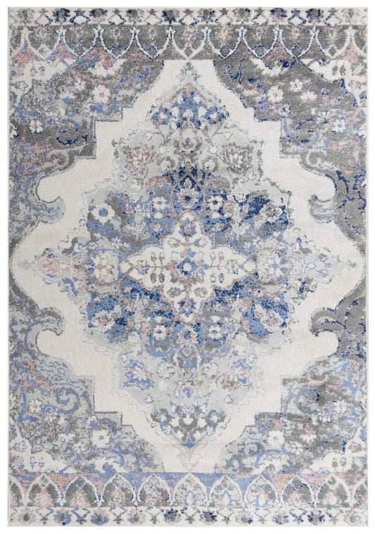 Marquise MRQ845 L. Blue Machine-Made Rug - Rizzy