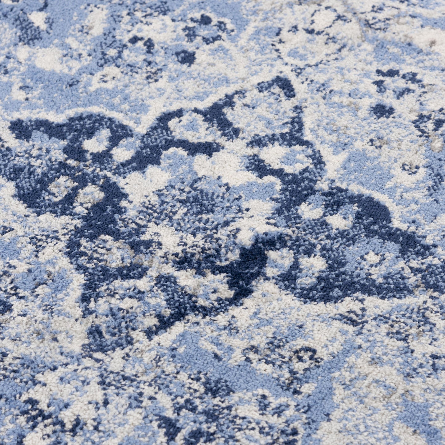 Marquise MRQ846 Blue Machine-Made Rug - Rizzy