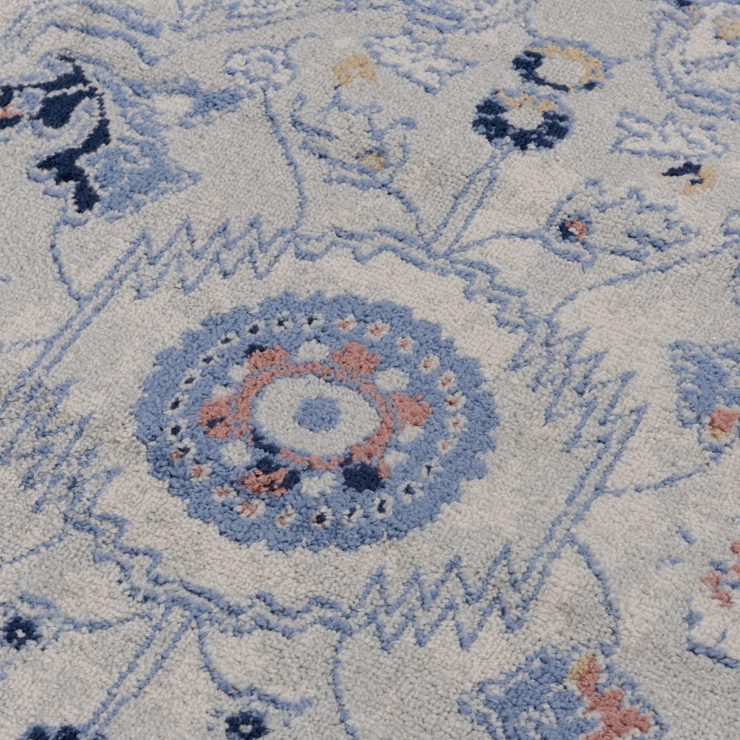Marquise MRQ848 L. Blue Power Loomed Rug - Rizzy