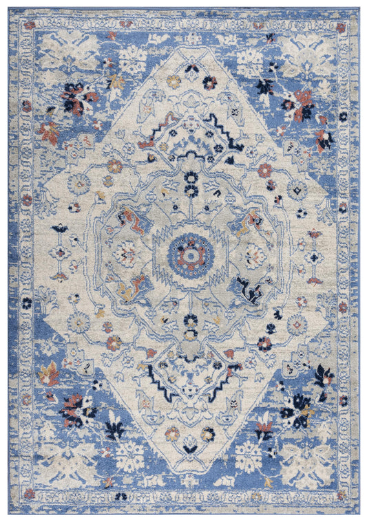 Marquise MRQ848 L. Blue Machine-Made Rug - Rizzy