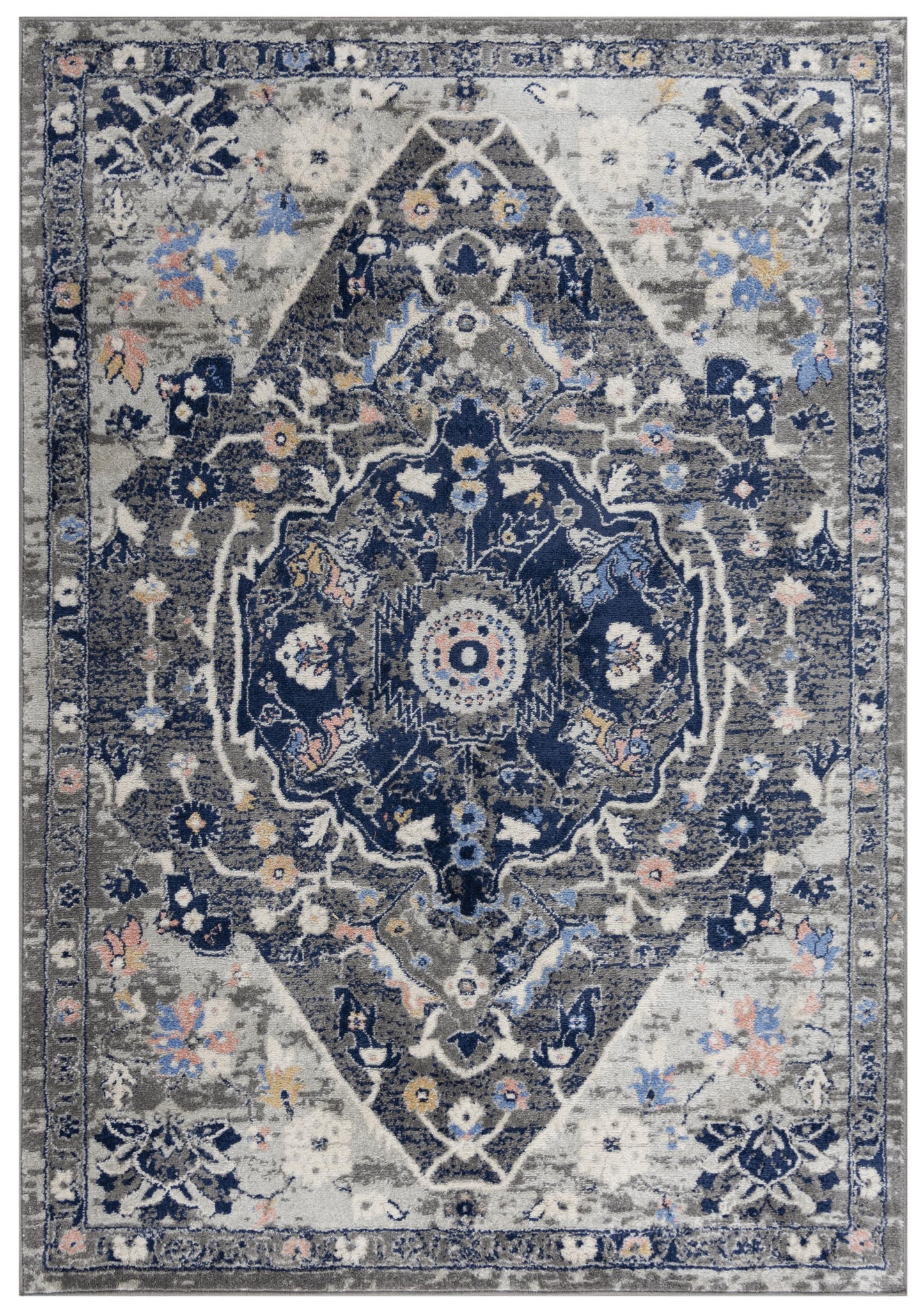 Marquise MRQ849 Dk.Gray Machine-Made Rug - Rizzy
