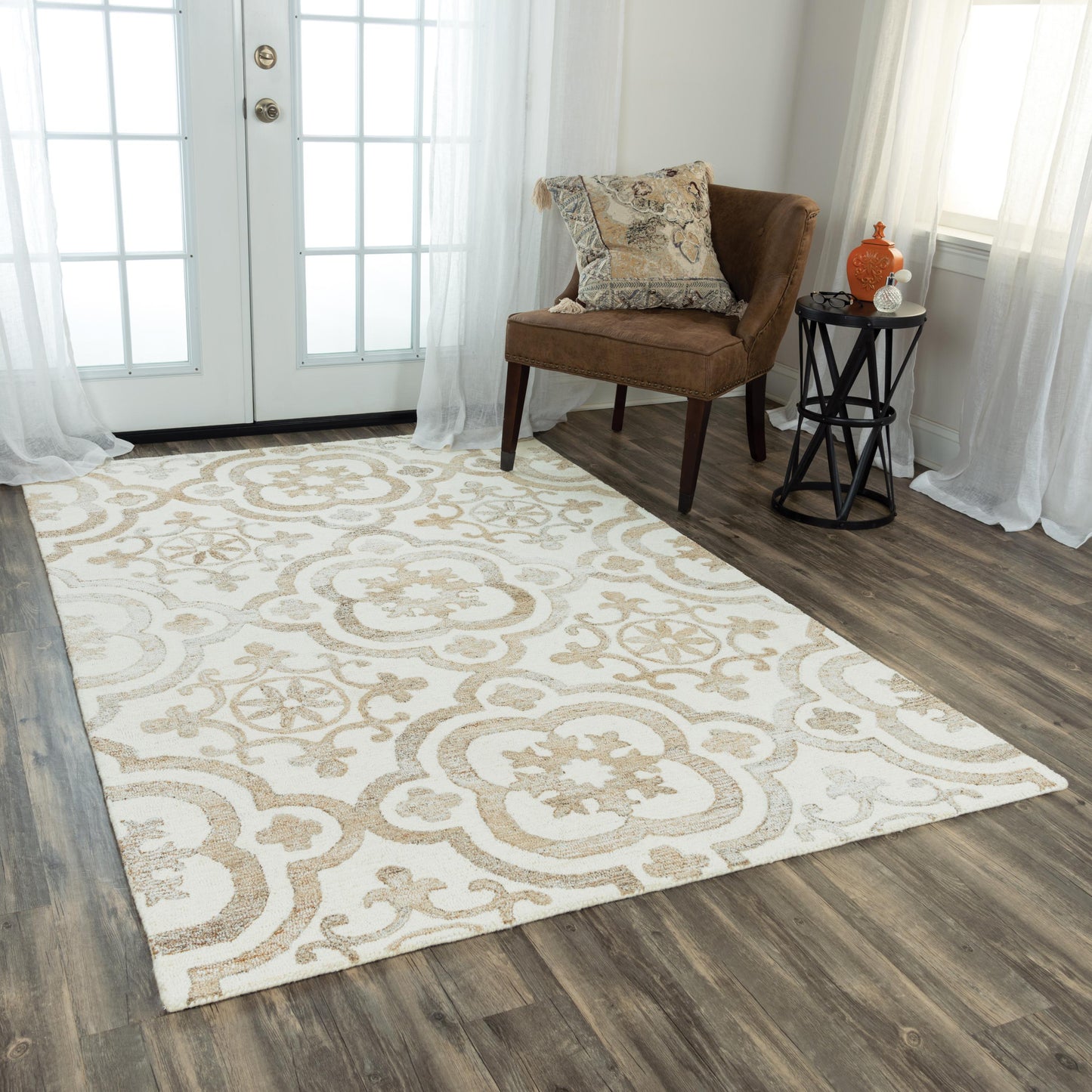 Matrix MRX101 Brown Hand-Tufted Rug - Rizzy