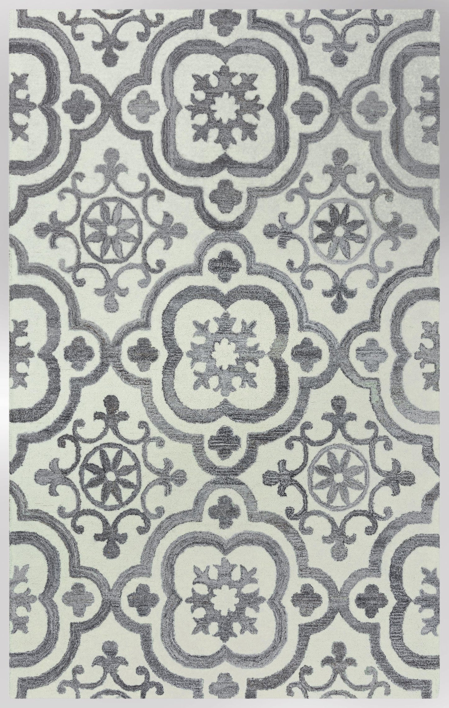 Matrix MRX102 Gray Hand-Tufted Rug - Rizzy