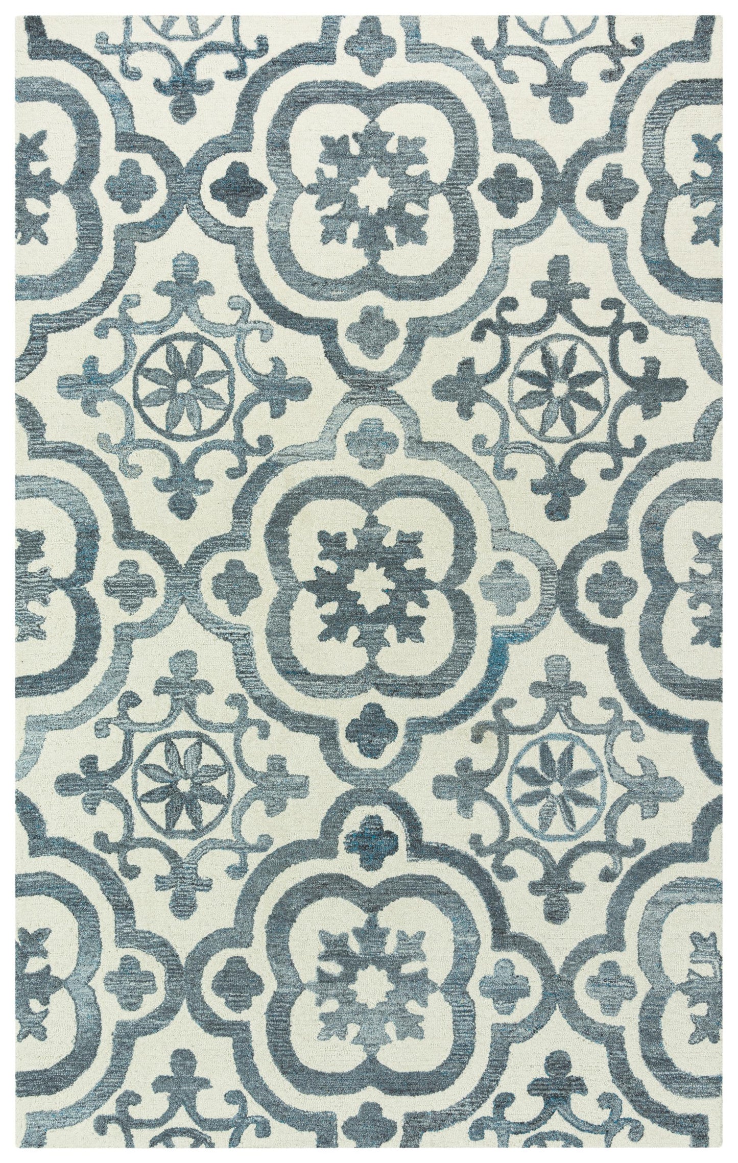 Matrix MRX103 Blue Hand-Tufted Rug - Rizzy