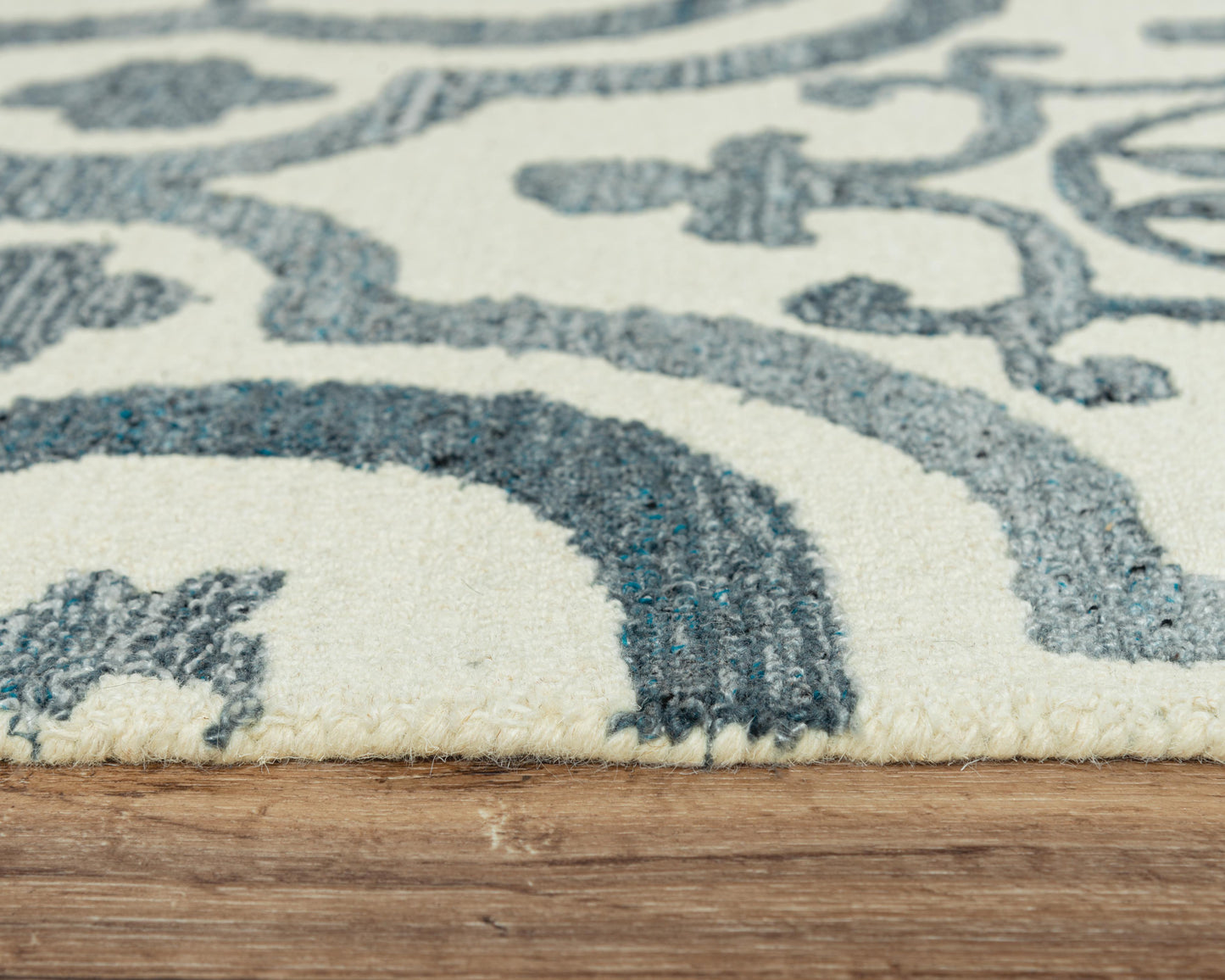 Matrix MRX103 Blue Hand-Tufted Rug - Rizzy