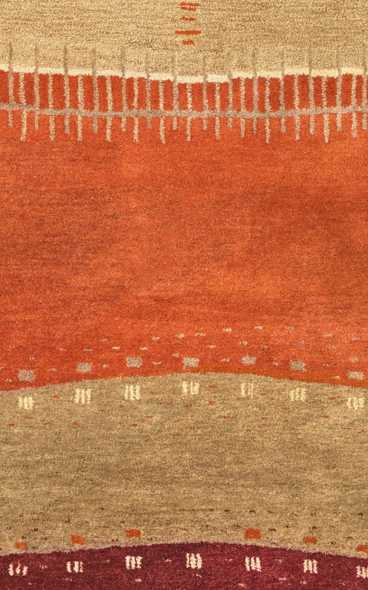 Linear Ribbed Maroon Rug Mojave MV3159 Maroon Hand Tufted Rug - Rizzy – Rug Gallery Outlet