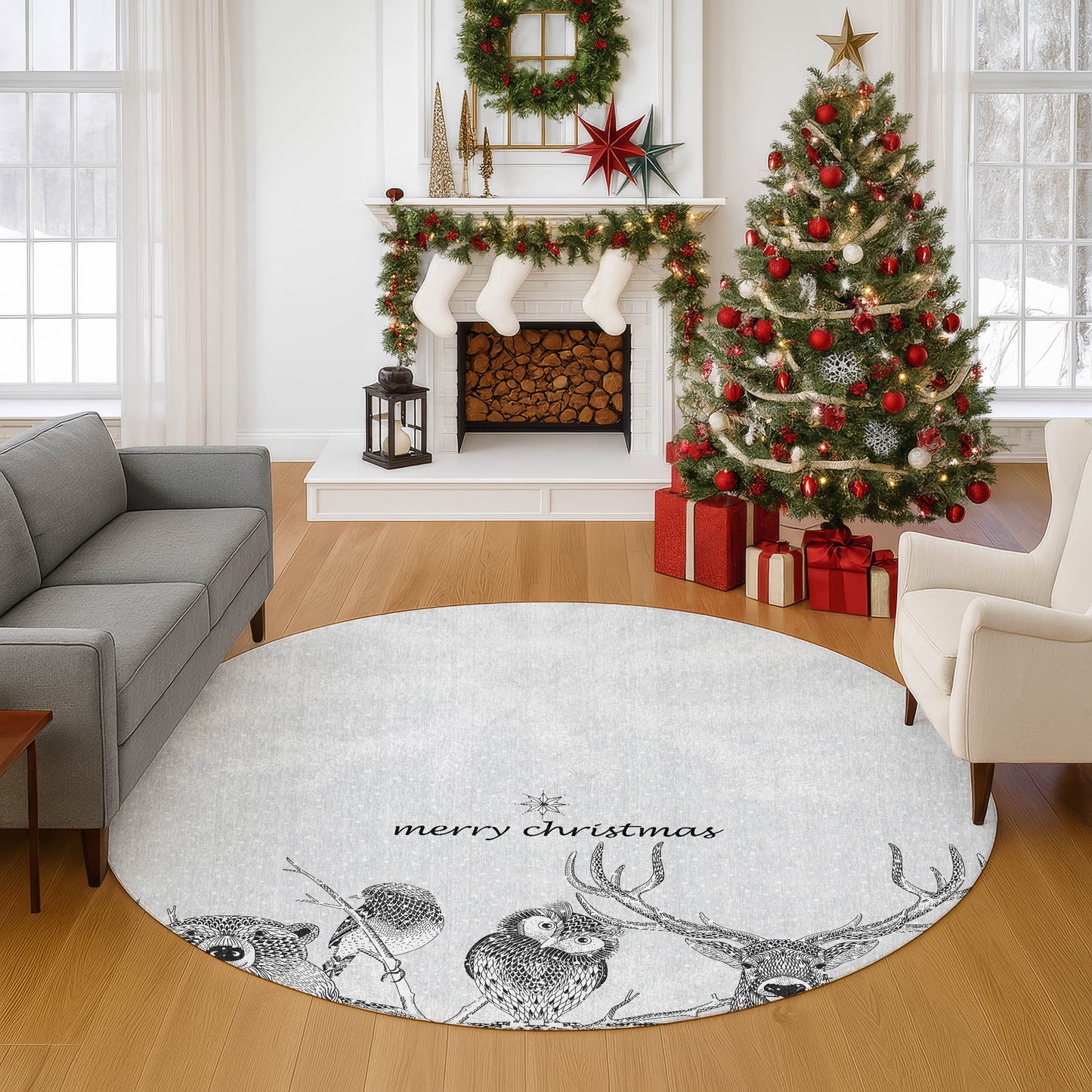 Machine Made Merry & Bright MY10 Flannel - Dalyn Rugs