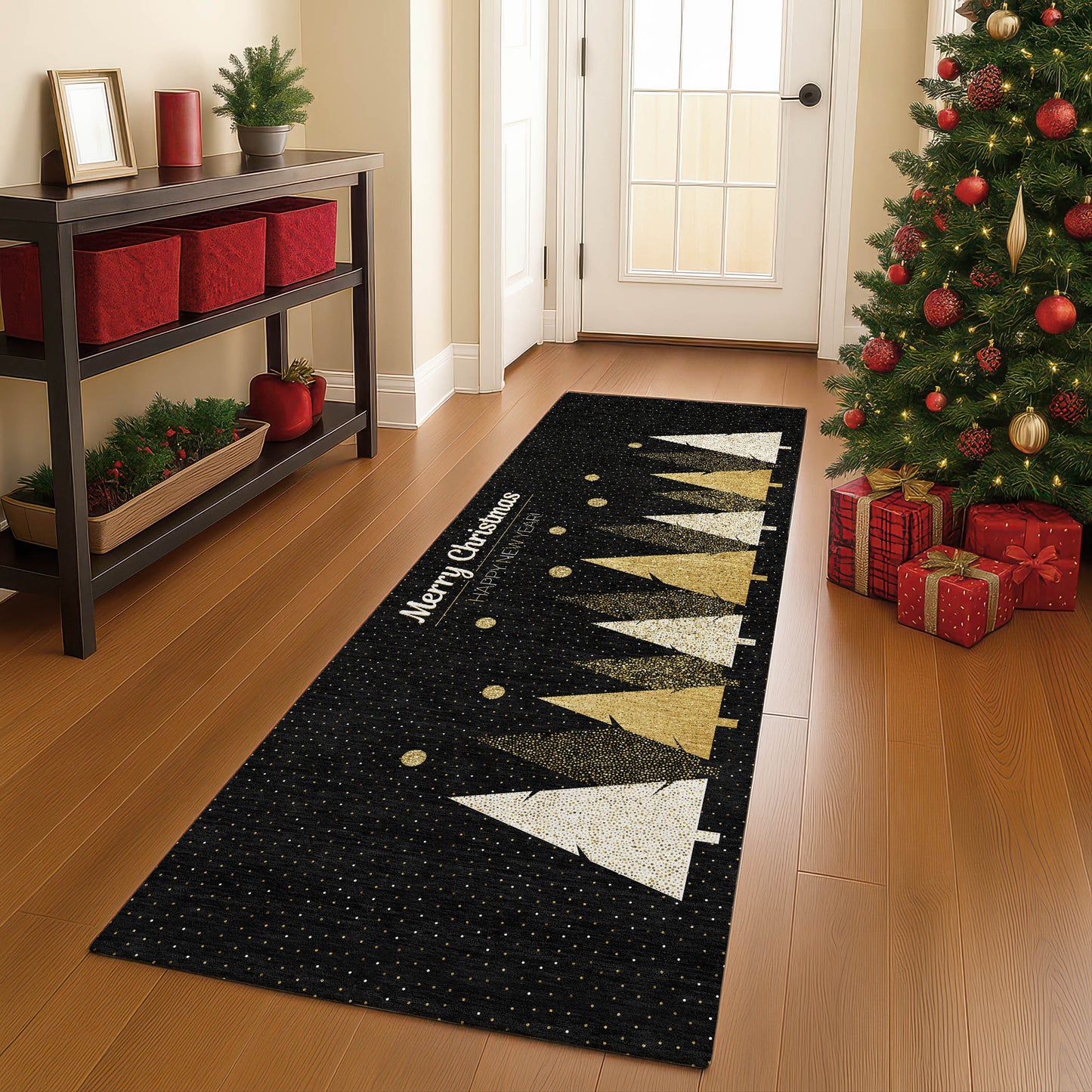 Machine Made Merry & Bright MY11 Black - Dalyn Rugs
