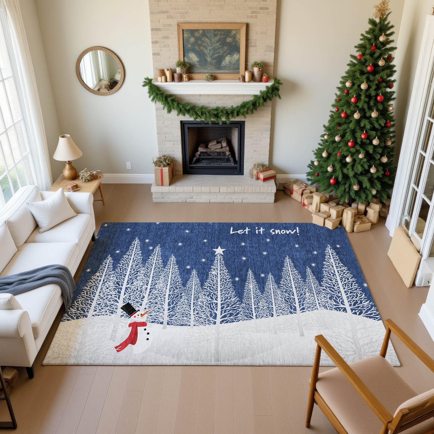 Machine Made Merry & Bright MY12 Navy - Dalyn Rugs