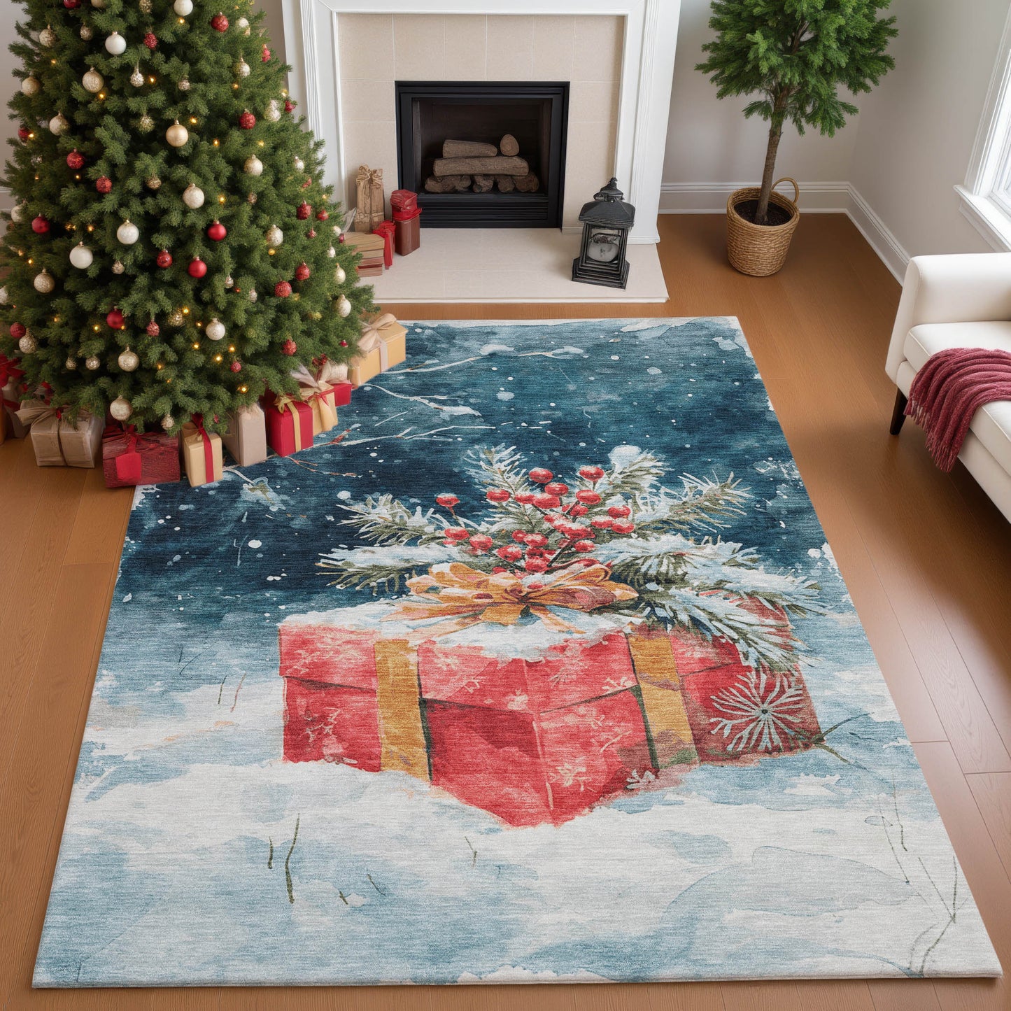 Machine Made Merry & Bright MY13 Blue - Dalyn Rugs