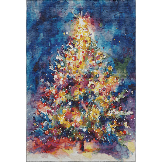 Machine Made Merry & Bright MY14 Navy - Dalyn Rugs