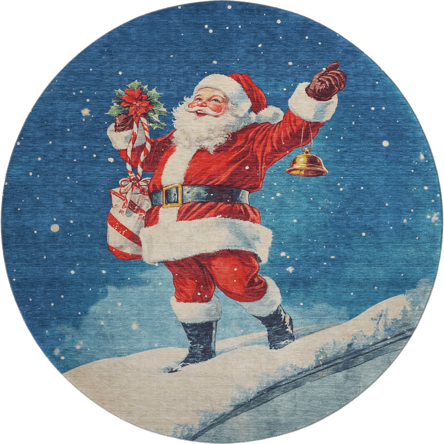 Machine Made Merry & Bright MY15 Blue - Dalyn Rugs