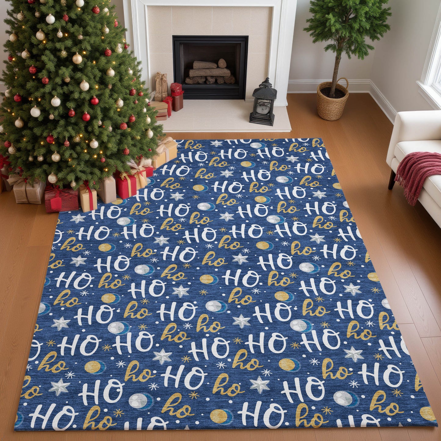 Machine Made Merry & Bright MY18 Navy - Dalyn Rugs