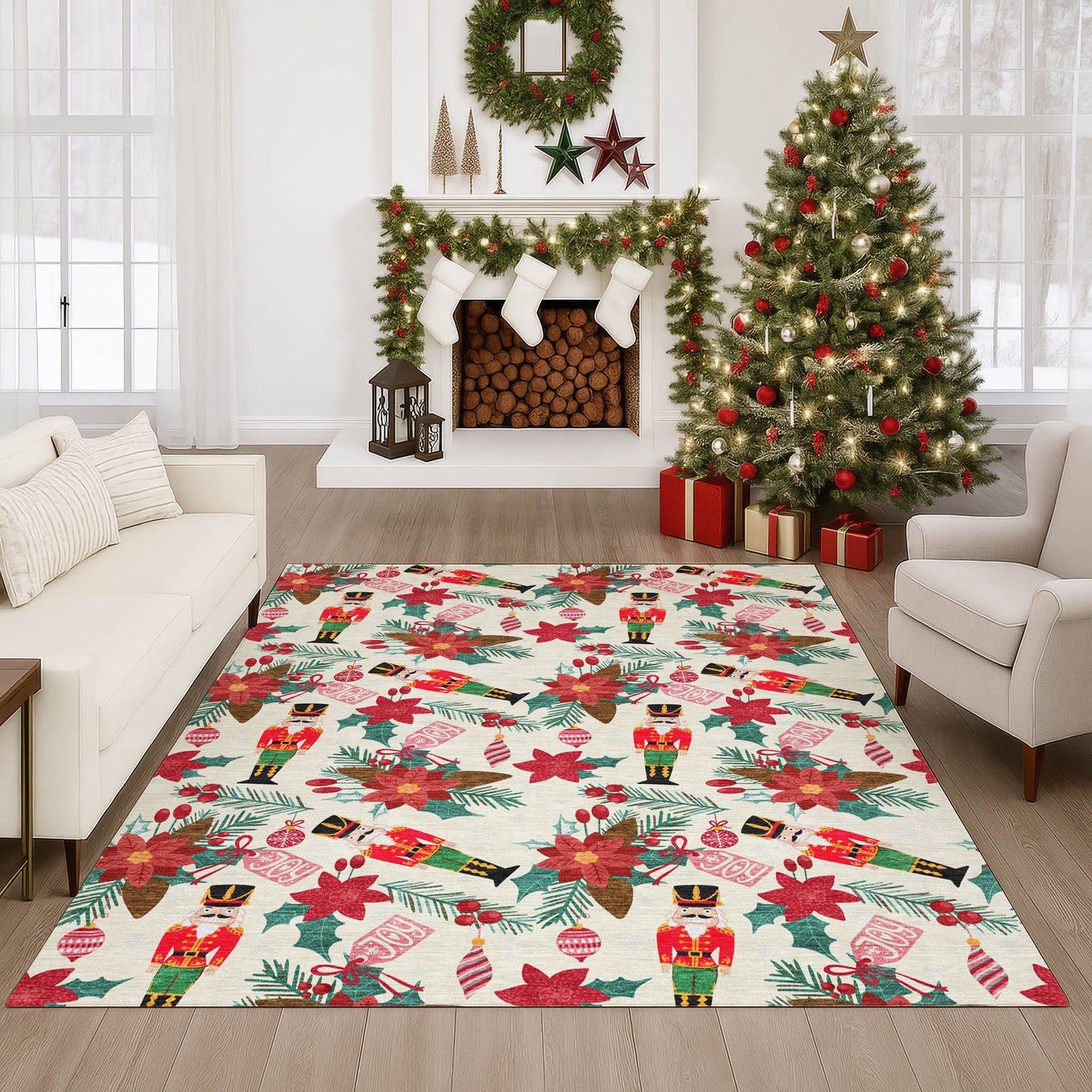 Machine Made Merry & Bright MY19 Ivory - Dalyn Rugs