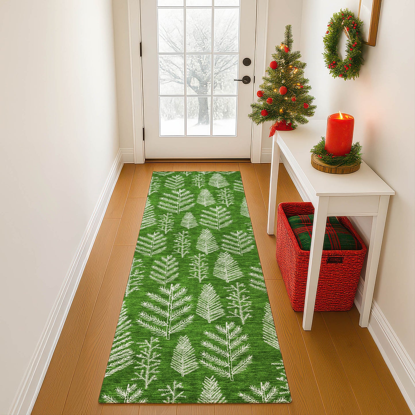 Machine Made Merry & Bright MY21 Green - Dalyn Rugs