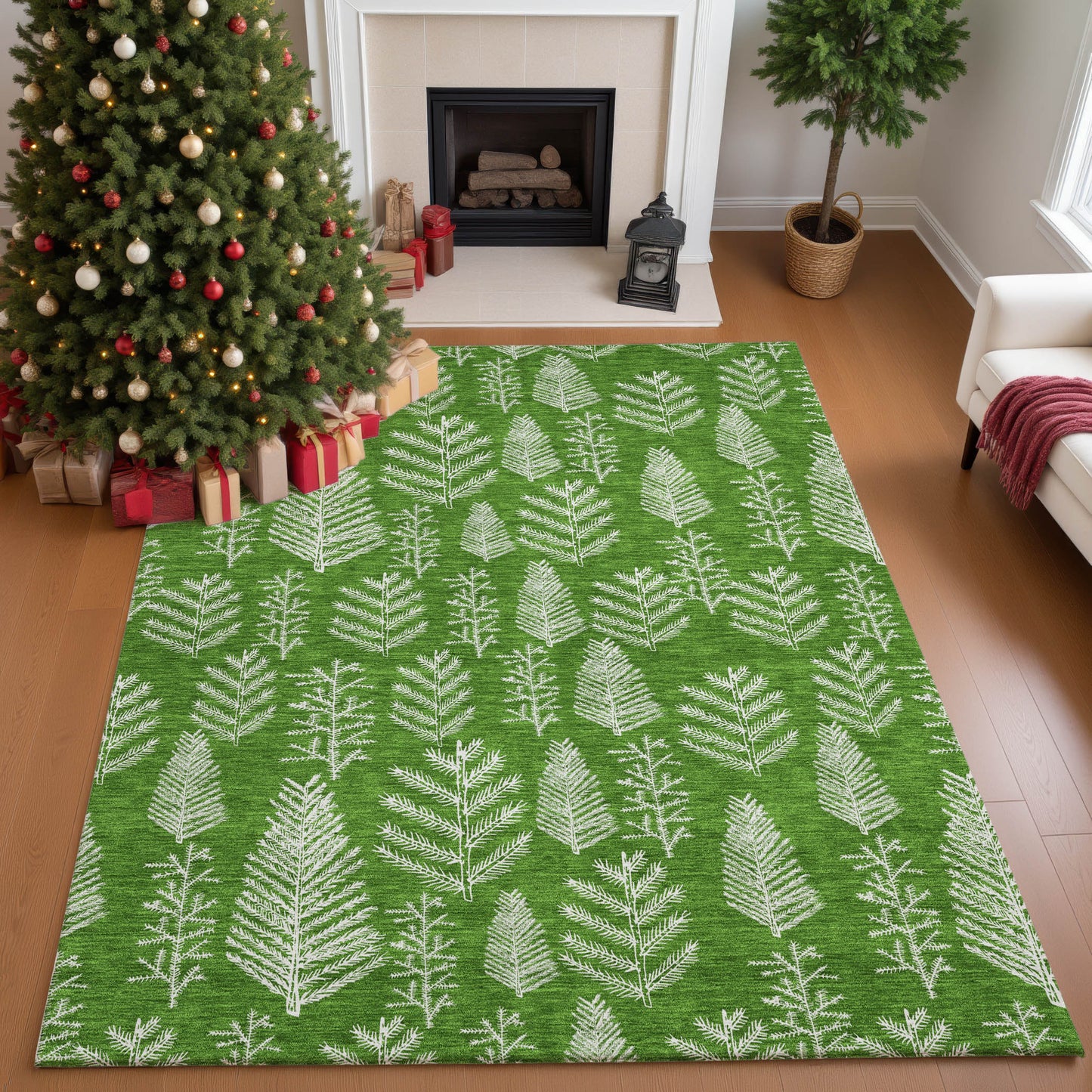 Machine Made Merry & Bright MY21 Green - Dalyn Rugs