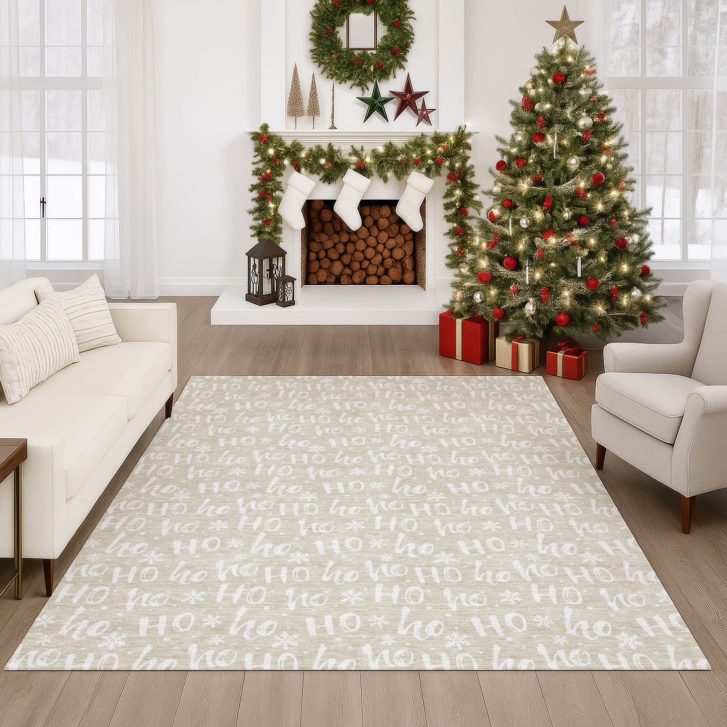 Machine Made Merry & Bright MY22 Beige - Dalyn Rugs