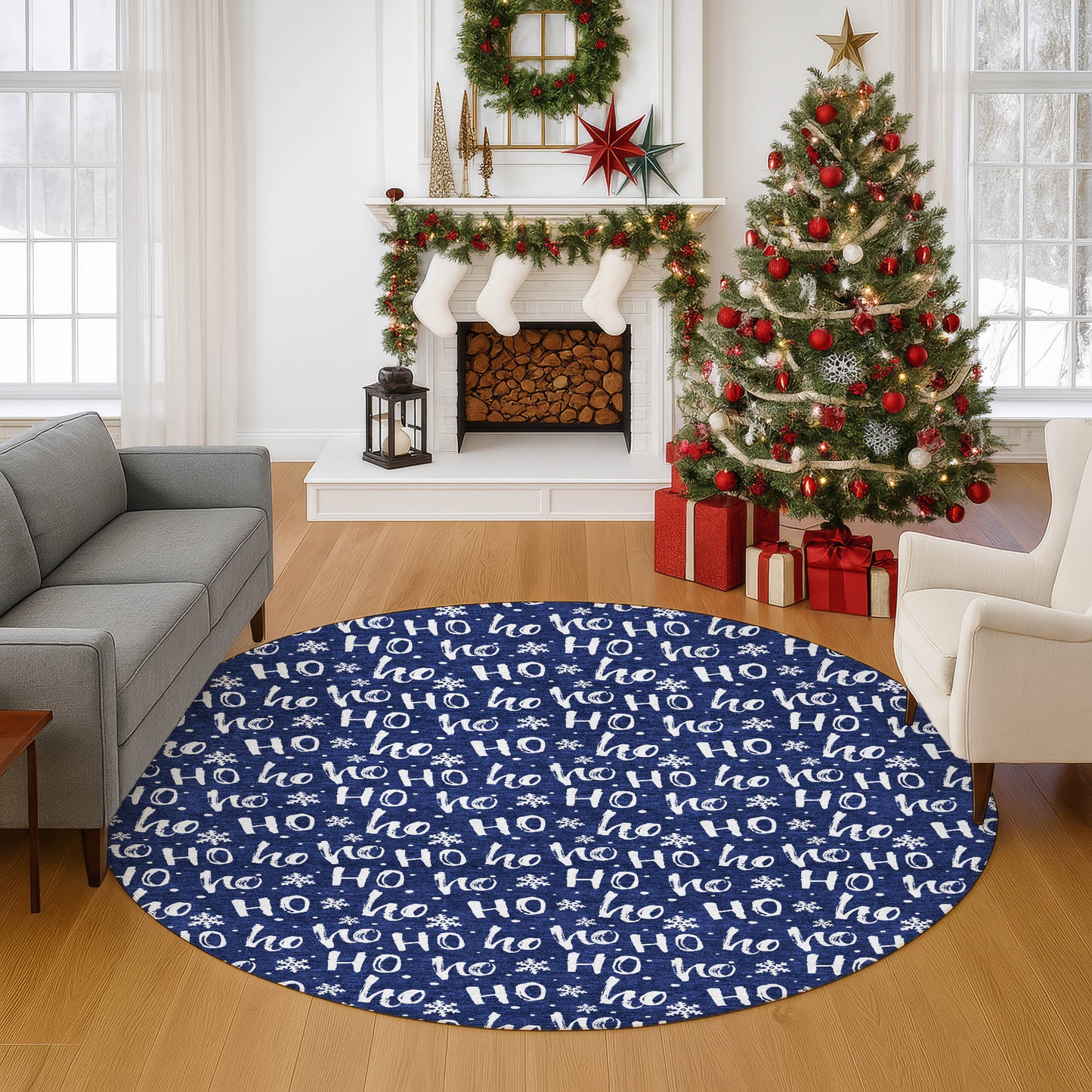 Machine Made Merry & Bright MY22 Navy - Dalyn Rugs