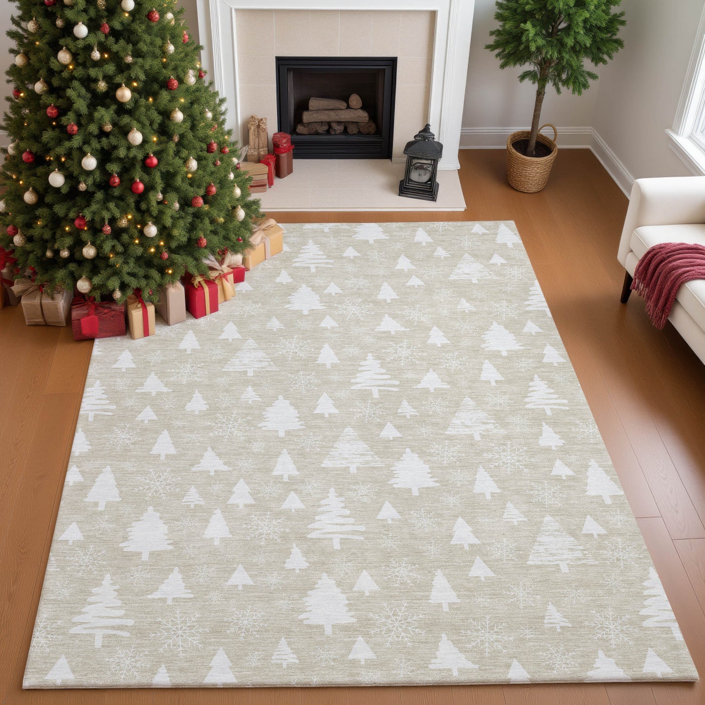Machine Made Merry & Bright MY23 Beige - Dalyn Rugs