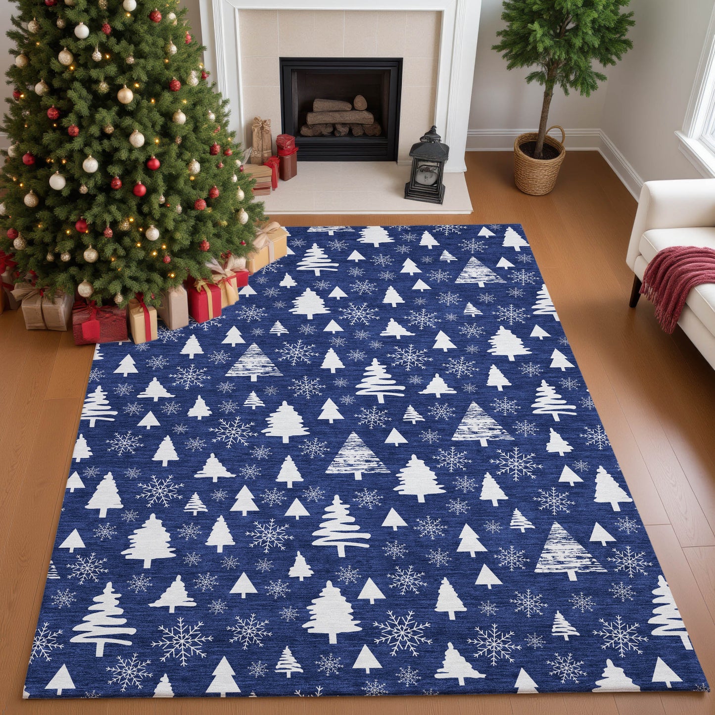 Machine Made Merry & Bright MY23 Navy - Dalyn Rugs