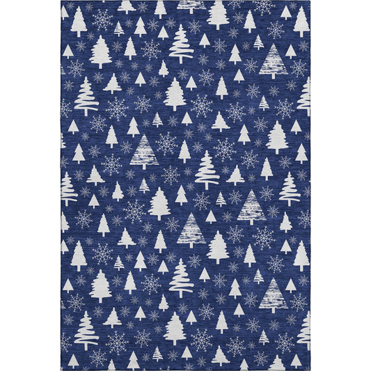 Machine Made Merry & Bright MY23 Navy - Dalyn Rugs