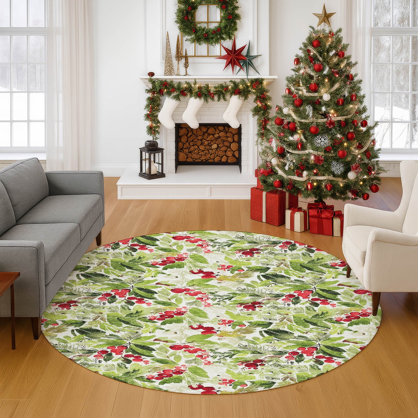 Machine Made Merry & Bright MY24 Aloe - Dalyn Rugs