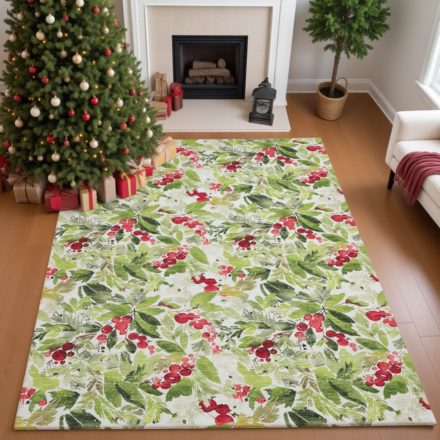 Machine Made Merry & Bright MY24 Aloe - Dalyn Rugs