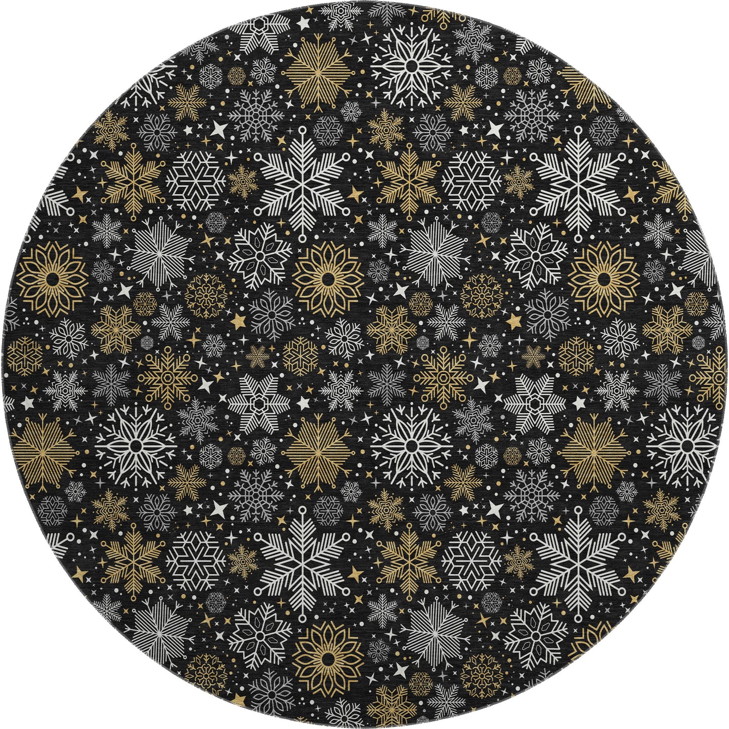 Machine Made Merry & Bright MY25 Black - Dalyn Rugs