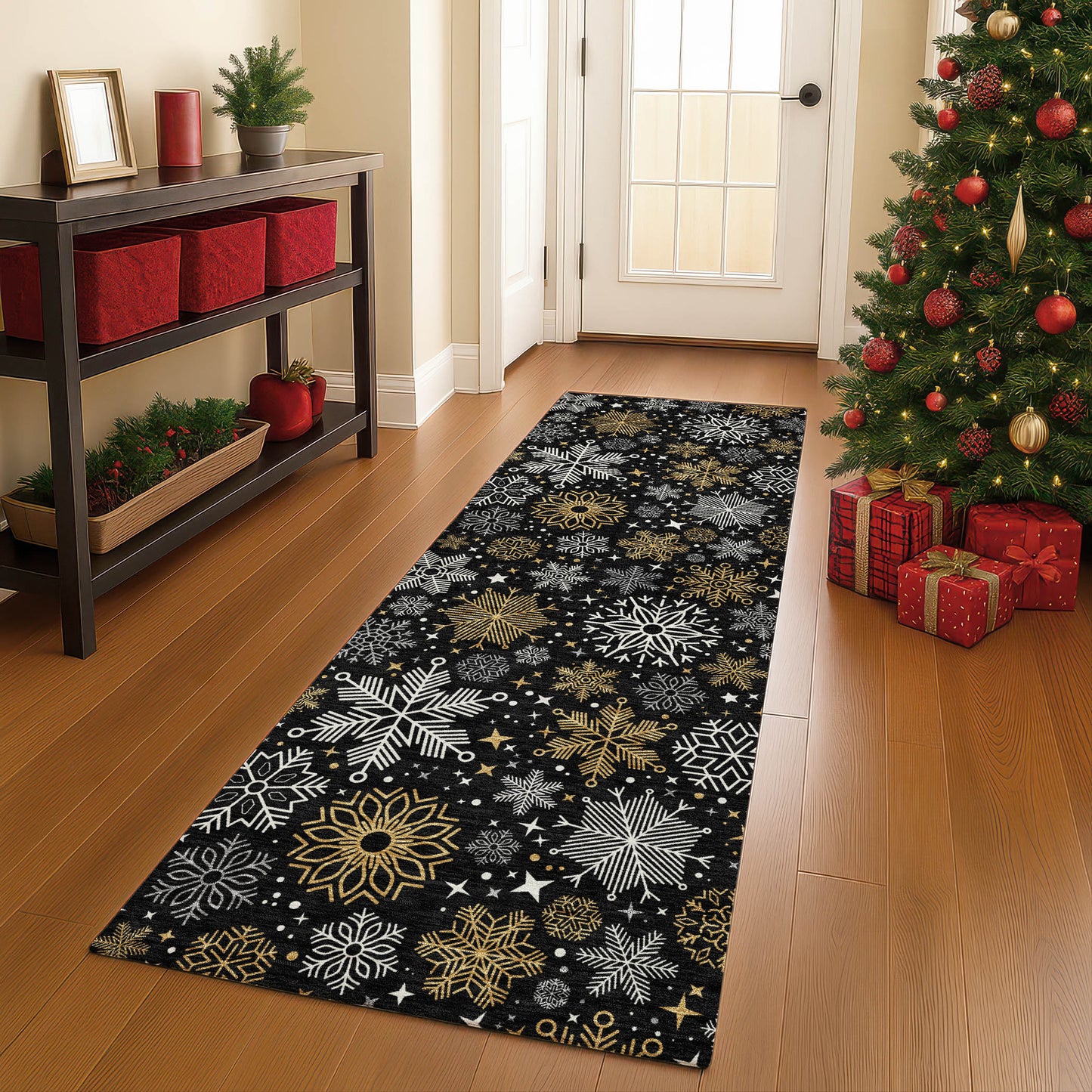Machine Made Merry & Bright MY25 Black - Dalyn Rugs