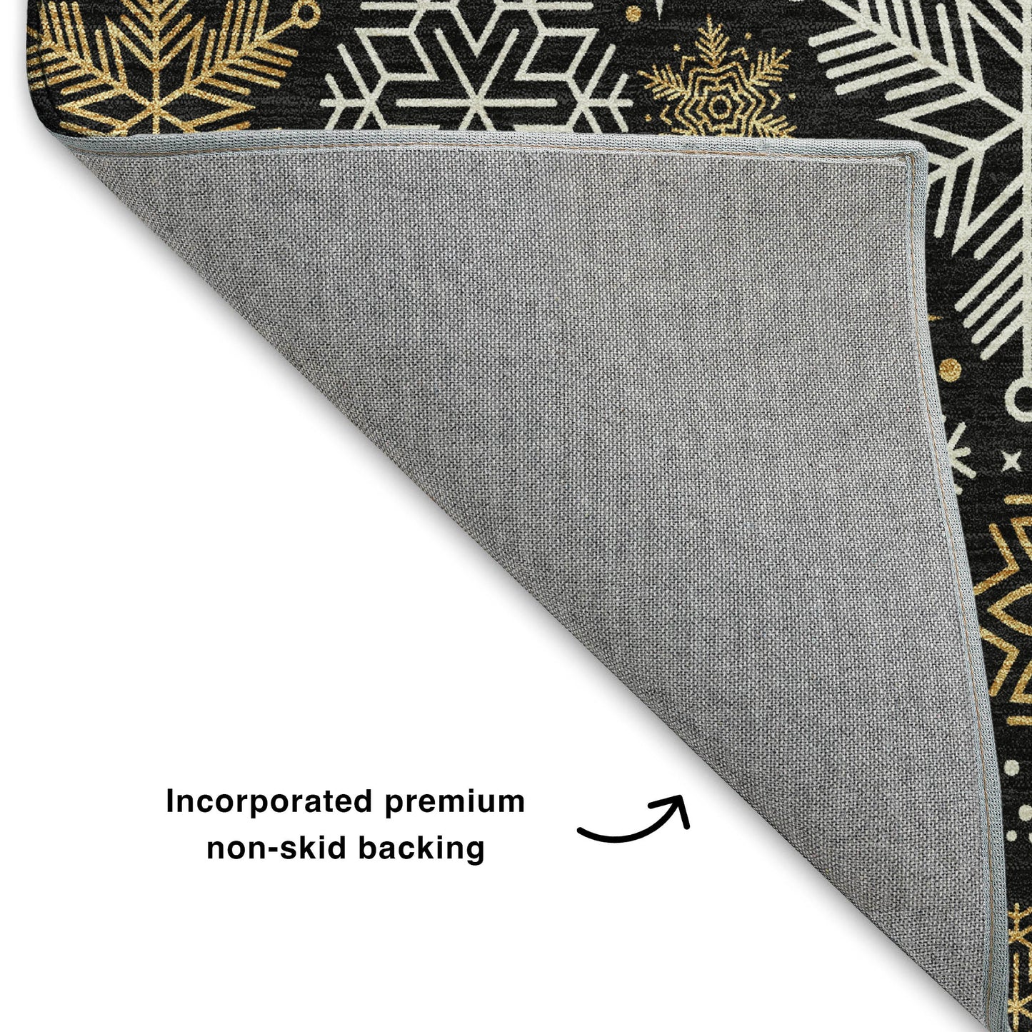 Machine Made Merry & Bright MY25 Black - Dalyn Rugs