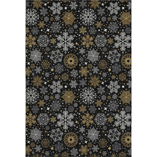 Machine Made Merry & Bright MY25 Black - Dalyn Rugs