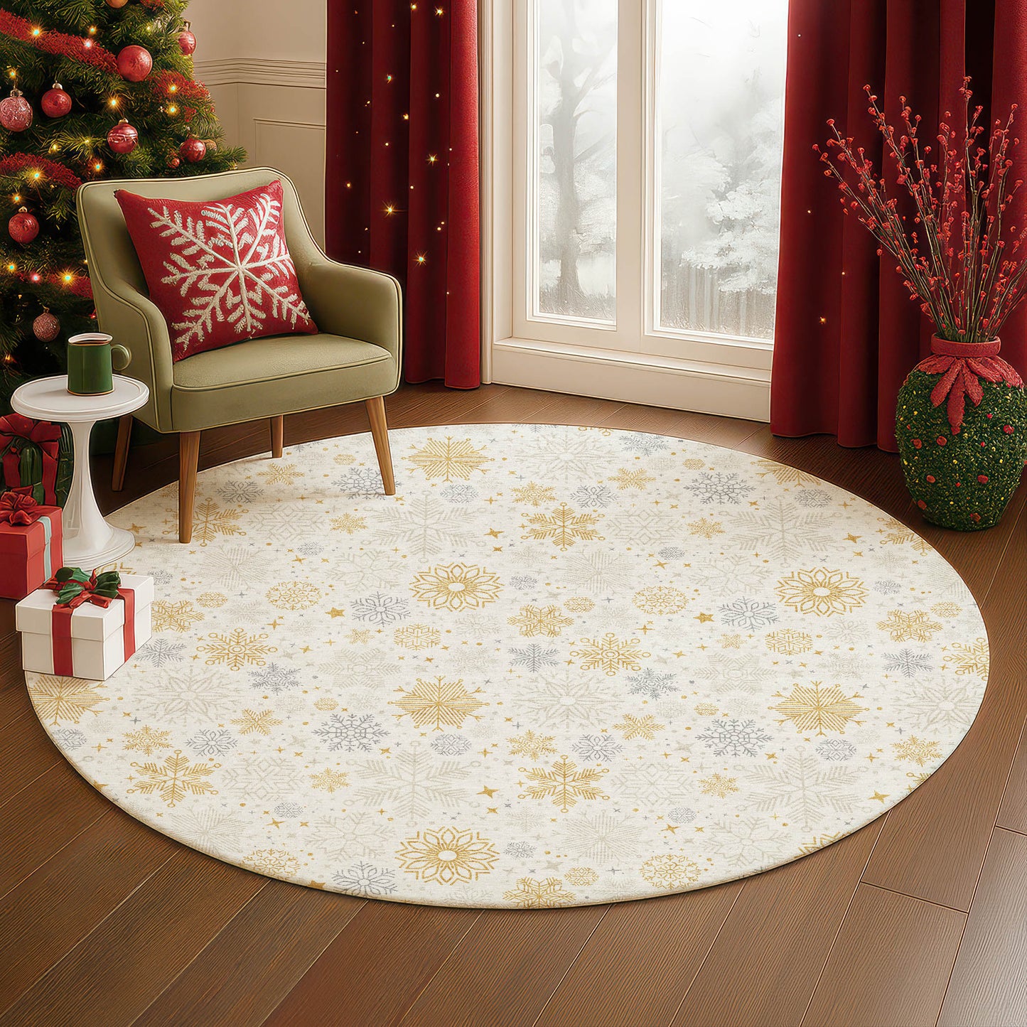 Machine Made Merry & Bright MY25 Ivory - Dalyn Rugs