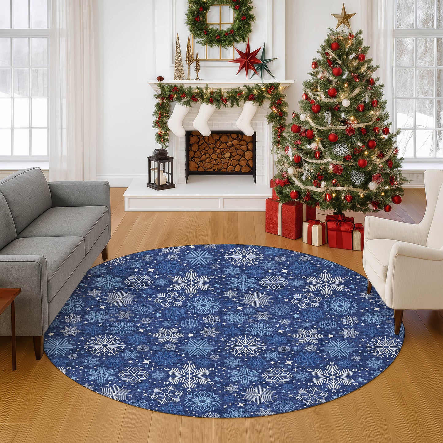 Machine Made Merry & Bright MY25 Navy - Dalyn Rugs