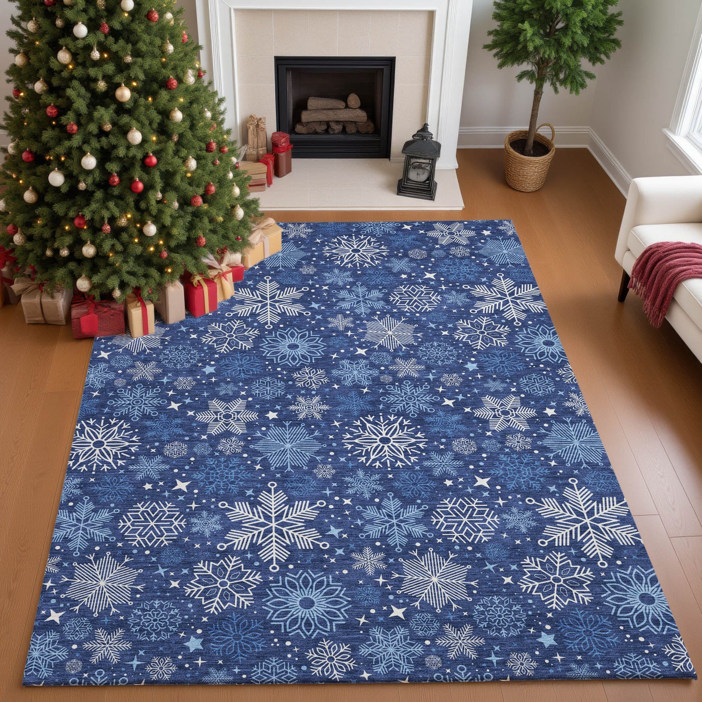 Machine Made Merry & Bright MY25 Navy - Dalyn Rugs