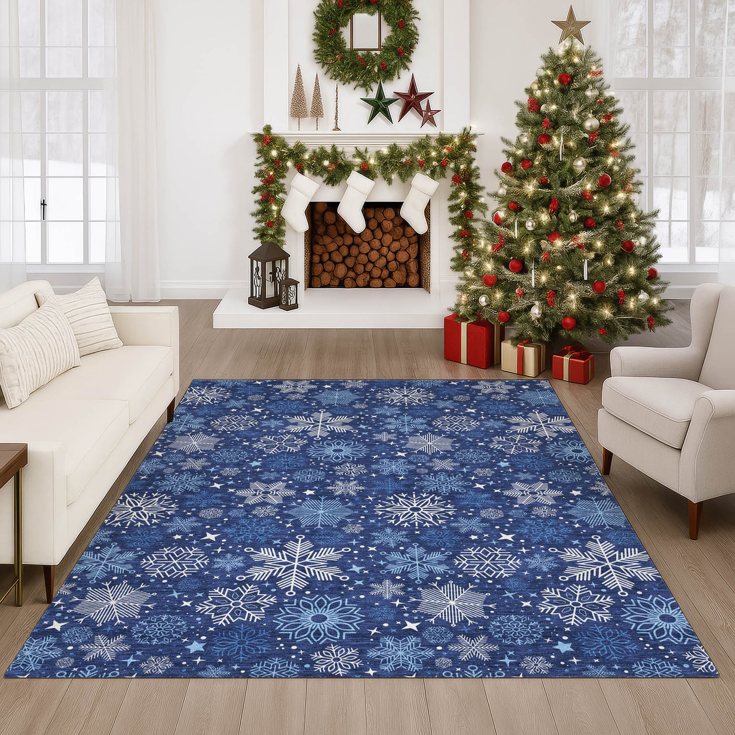 Machine Made Merry & Bright MY25 Navy - Dalyn Rugs