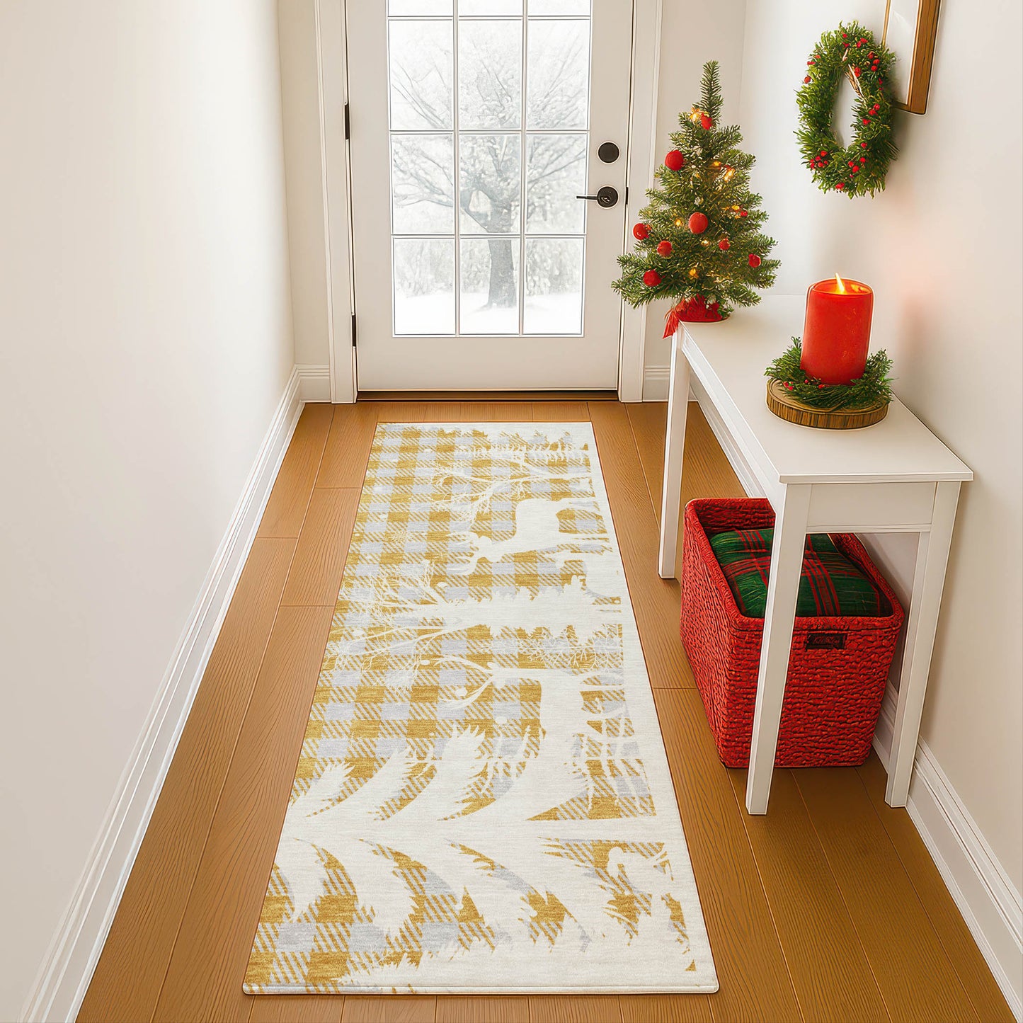 Machine Made Merry & Bright MY26 Gold - Dalyn Rugs