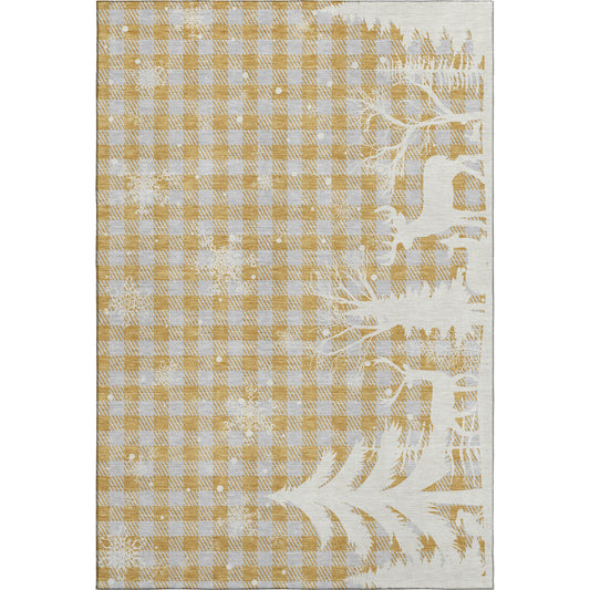 Machine Made Merry & Bright MY26 Gold - Dalyn Rugs