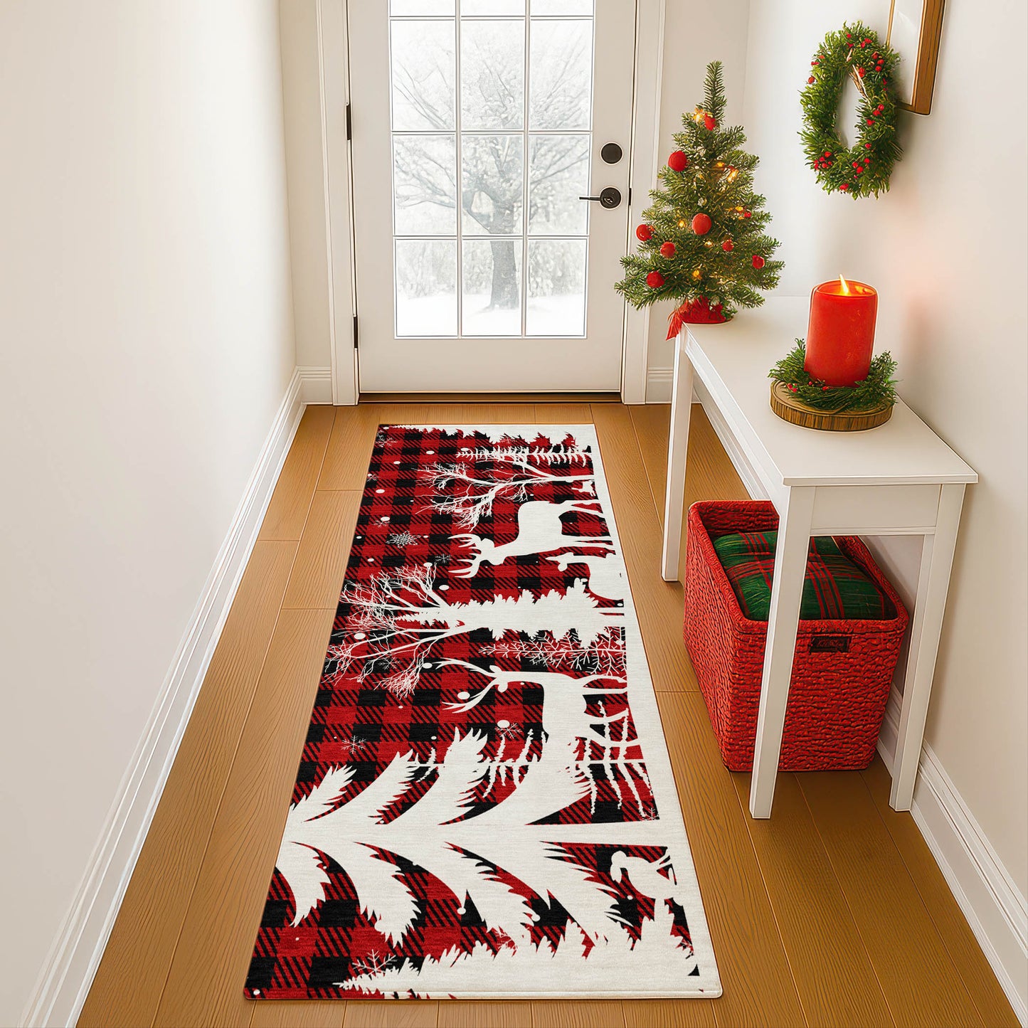 Machine Made Merry & Bright MY26 Red - Dalyn Rugs