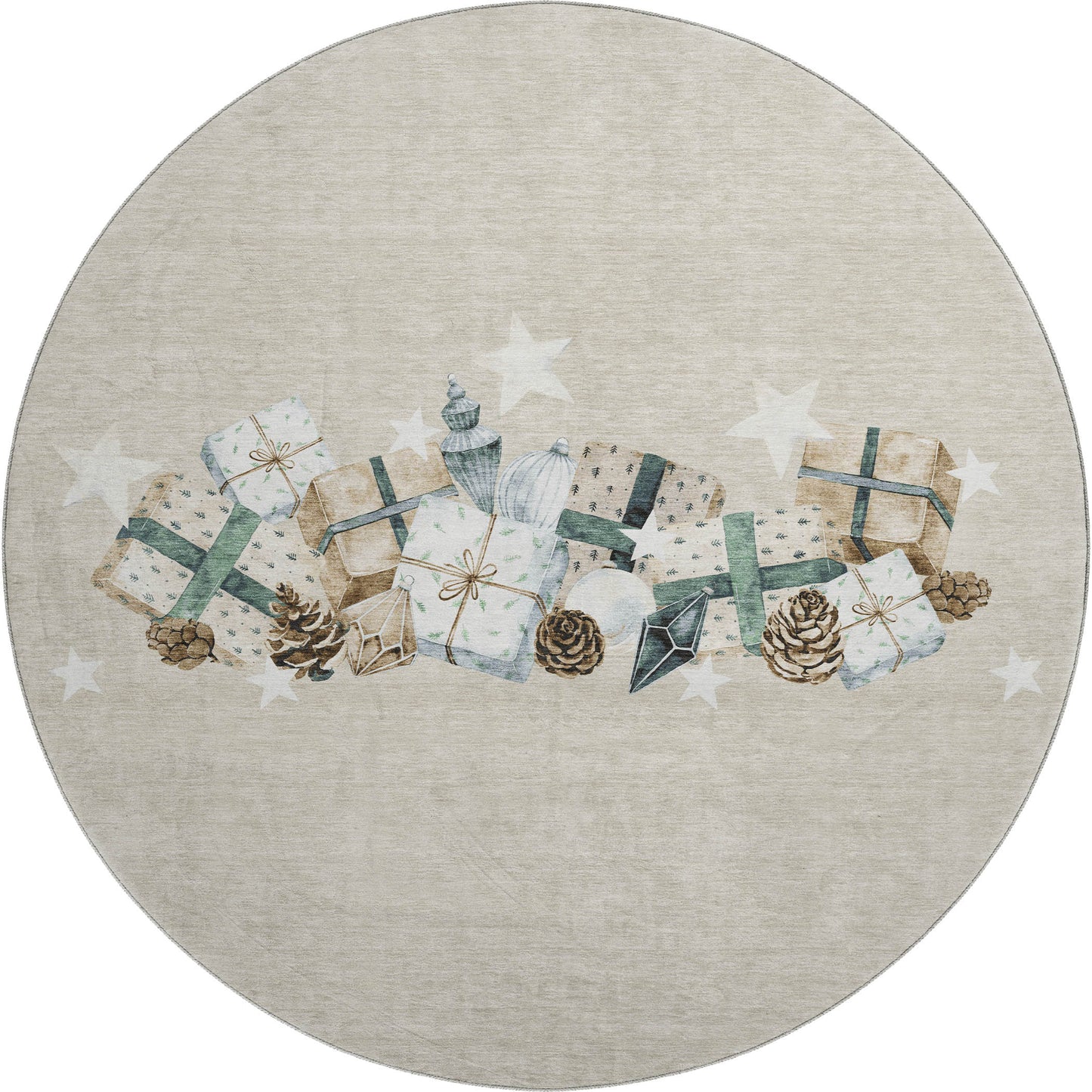 Machine Made Merry & Bright MY27 Beige - Dalyn Rugs